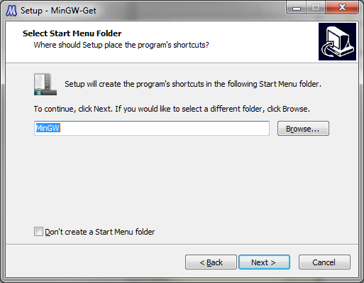 Select the latest versionCreate a start menu entry