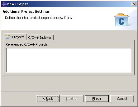 New Project Settings