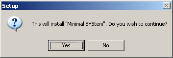 MSYS install