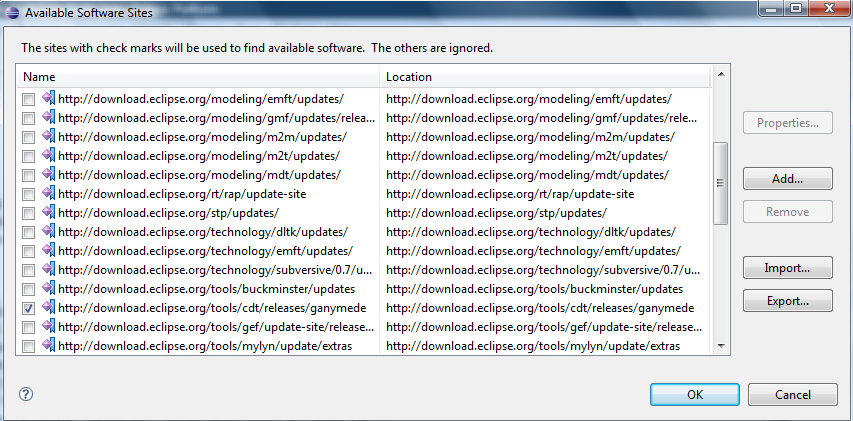 Manage Software Update sites